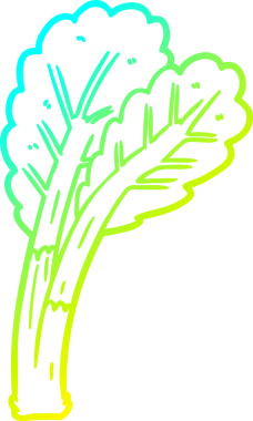 Bir insan tarafından çizilmiş bir çizgi robarb çizimi.