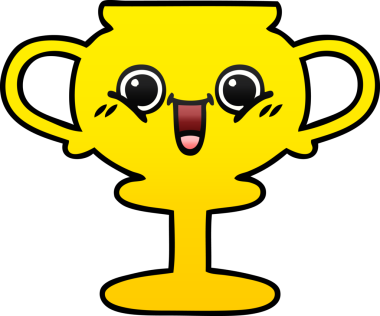 Bir insan tarafından çizilmiş bir kupanın gölgelenmiş karikatürü