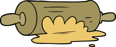 Bir insan tarafından çizilmiş merdane.