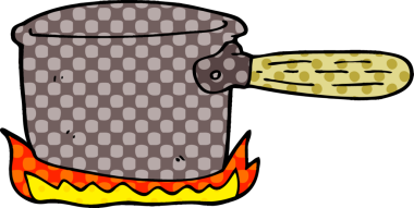 Bir insan tarafından çizilmiş karalama tavası.