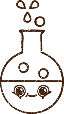 Bir insan tarafından çizilen köpüren Kimyasallar Kömür Çizimi