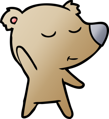 Bir insan tarafından çizilmiş bir çizgi film karakteri.