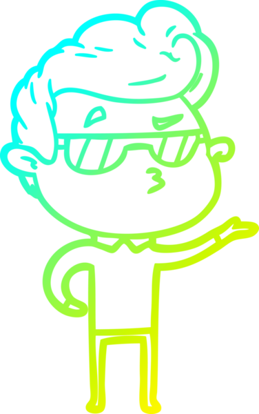 Bir insan tarafından çizilmiş karikatür karikatürü.