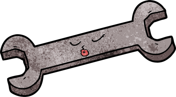 Bir insan tarafından çizilmiş çizgi film anahtarı.