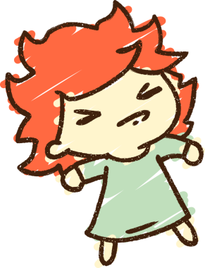 Bir insan tarafından çizilen kızgın kız tebeşiri