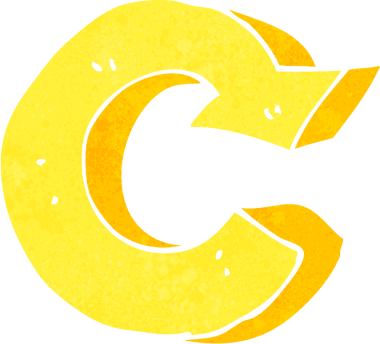 bir insan tarafından çizilmiş ok sembolü.