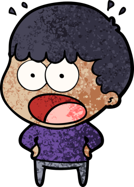 Bir insan tarafından çizilmiş bir karikatür.