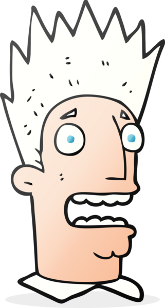 Bir insan tarafından çizilmiş serbest çizim bir karikatür.