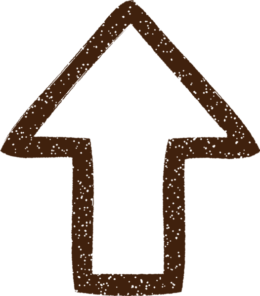 Bir insan tarafından çizilen ok karakalem çizimi