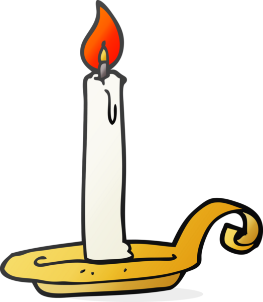 Bir insan tarafından çizilmiş el yazısıyla çizilmiş mum.
