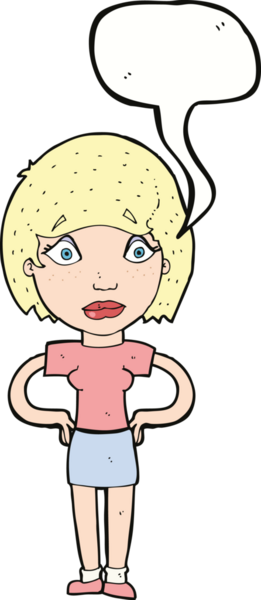 Bir insan tarafından çizilmiş konuşma balonu olan endişeli bir karikatür.