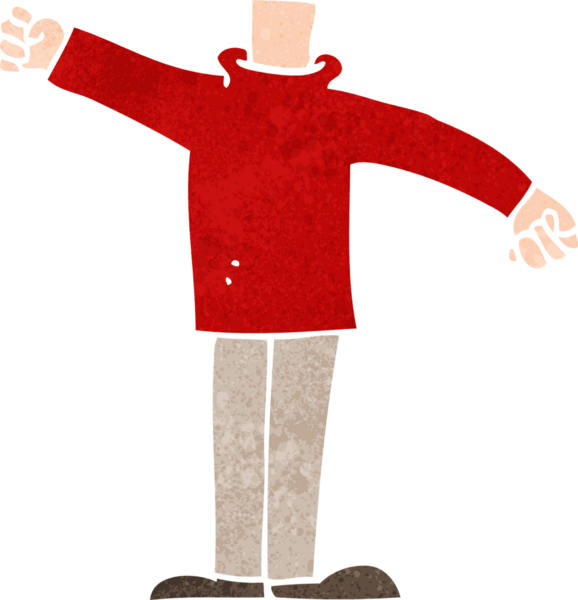 bir insan tarafından çizilmiş, kolları sallayan karikatür gövdesi (karikatürleri karıştır ve eşleştir veya kendi fotoğraflarını ekle)