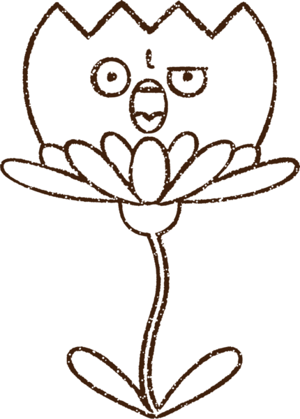 Bir insan tarafından çizilen Çiçek Kömürü