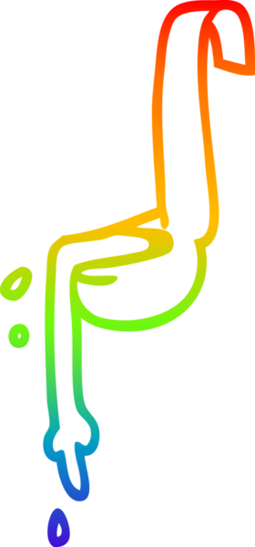 gökkuşağı gradyan çizgi çizimi bir insan tarafından çizilmiş yiyecek karikatürü