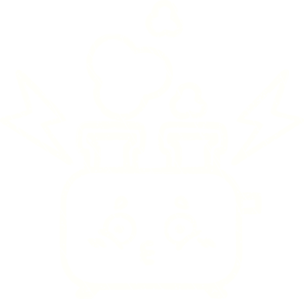 Arızalı Tost Makinesi Tebeşiri Bir insan tarafından çizilmiş