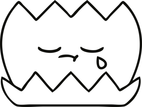 Bir insan tarafından çizilmiş nilüfer çiçeğinin çizgi çizimi.