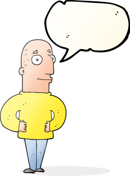 Bir insan tarafından çizilmiş serbest konuşma balonu içerikli içerik adamı