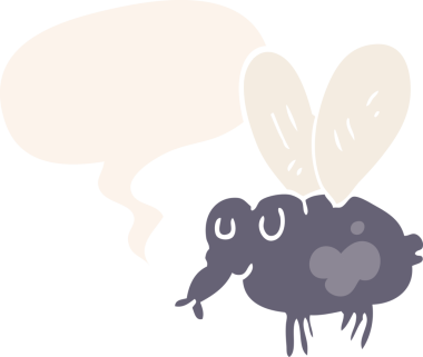 bir insan tarafından çizilmiş, konuşma baloncuğu olan karikatür uçuşu