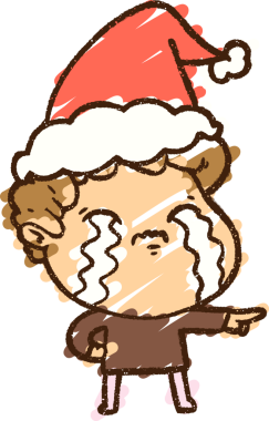 Bir insan tarafından çizilen Noel Adam Tebeşiri