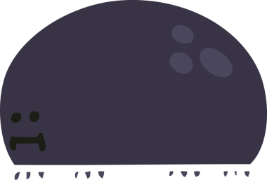 Bir insan tarafından çizilmiş garip çizgi film böceği.