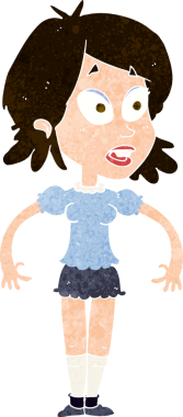 Bir insan tarafından çizilmiş bir karikatür.