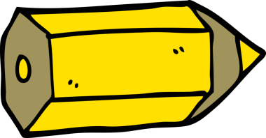 Bir insan tarafından çizilmiş karalama renkli kalem.