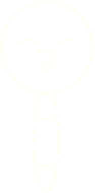 Bir insan tarafından çizilen Büyüteç Tebeşir Çizimi