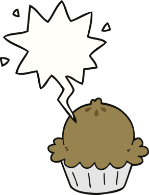 Bir insan tarafından çizilmiş tatlı çizgi film pastası.