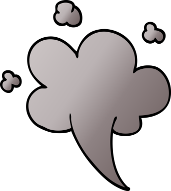 Bir insan tarafından çizilmiş karalama bulutu.