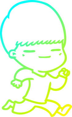 Bir insan tarafından çizilmiş kendini beğenmiş bir çizgi film karakteri.