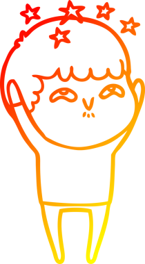 İnsan tarafından çizilmiş bir çizgi film karakteri.