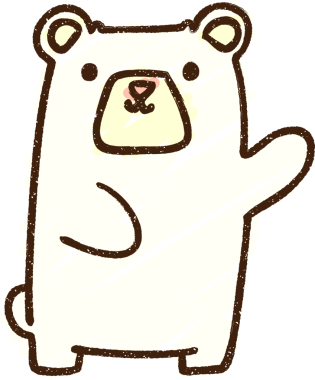 El sallayan Ayı Tebeşiri Bir insan tarafından çizilmiş