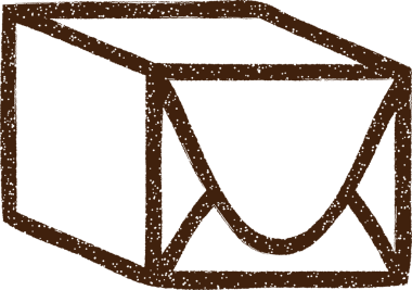 Bir insan tarafından çizilmiş paket karakalem çizimi