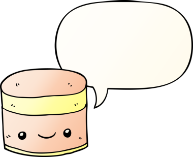 Bir insan tarafından çizilmiş düzgün eğimli konuşma baloncuğu ile 174. Katman