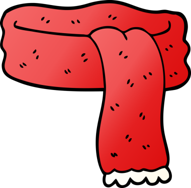 Bir insan tarafından çizilmiş karalama eşarbı.