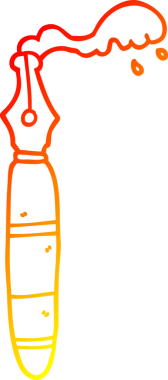 Bir insan tarafından çizilmiş bir karikatür kalemi çizimi