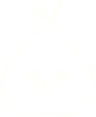 Bir insan tarafından çizilen meyve tebeşiri.