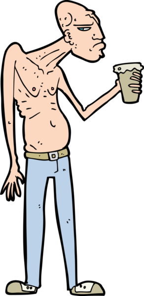 Bir insan tarafından çizilmiş çizgi film holiganı.