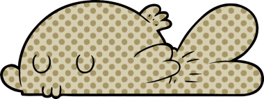 Bir insan tarafından çizilmiş şirin karikatür balığı.