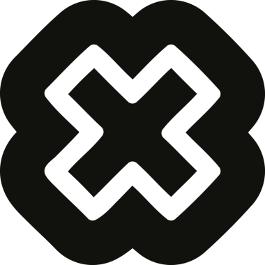 Çarpma işareti simgesi bir insan tarafından çizilmiş