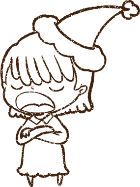 Bir insan tarafından çizilen neşeli kadın kömürü.