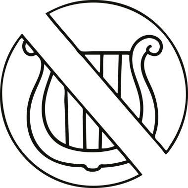 Bir insan tarafından çizilen arpsız çizgi çizgi film işaretine izin verilmez