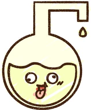 Bir insan tarafından çizilen Kimyasal Reaksiyon Tebeşiri