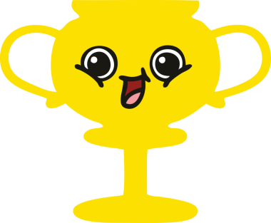 Bir insan tarafından çizilen kupanın düz renkli retro karikatürü