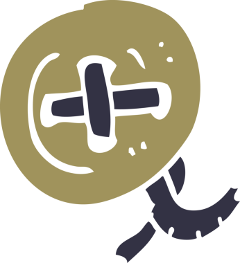 bir insan tarafından çizilmiş karalama düğmesi