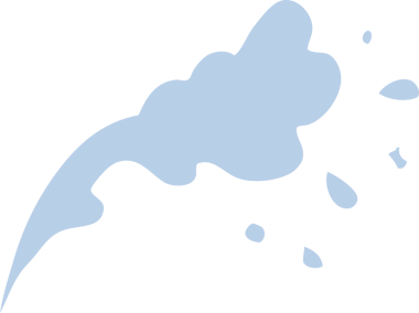 Bir insan tarafından çizilmiş düz renk karikatür su sıçraması