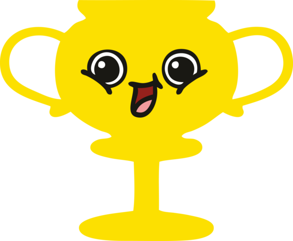 Bir insan tarafından çizilen kupanın düz renkli retro karikatürü