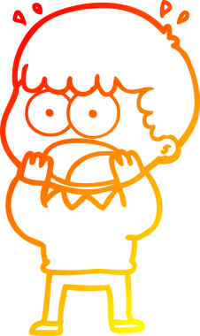 İnsan tarafından çizilmiş bir çizgi film karakteri.