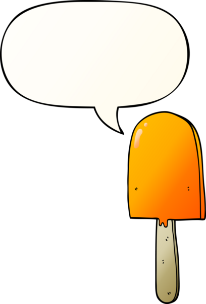 bir insan tarafından çizilmiş düzgün eğimli konuşma baloncuklu çizgi film lolipopu