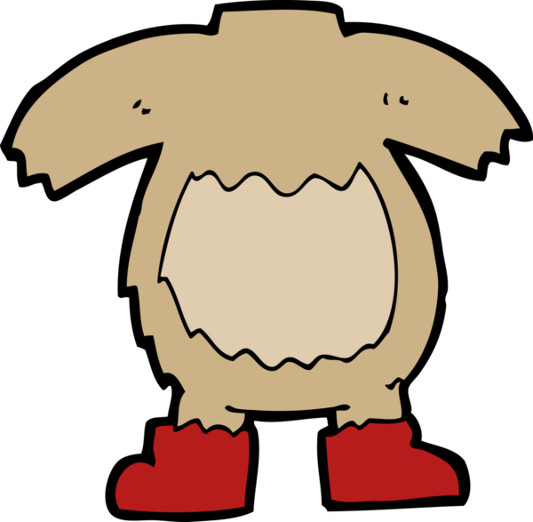 bir insan tarafından çizilmiş karikatür ayısı vücudu (karıştırın ve eşleştirin veya kendi fotoğraflarını ekleyin)